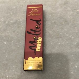Two faced melted matte.23 fluid oz. Liquified matte lipstick longwear